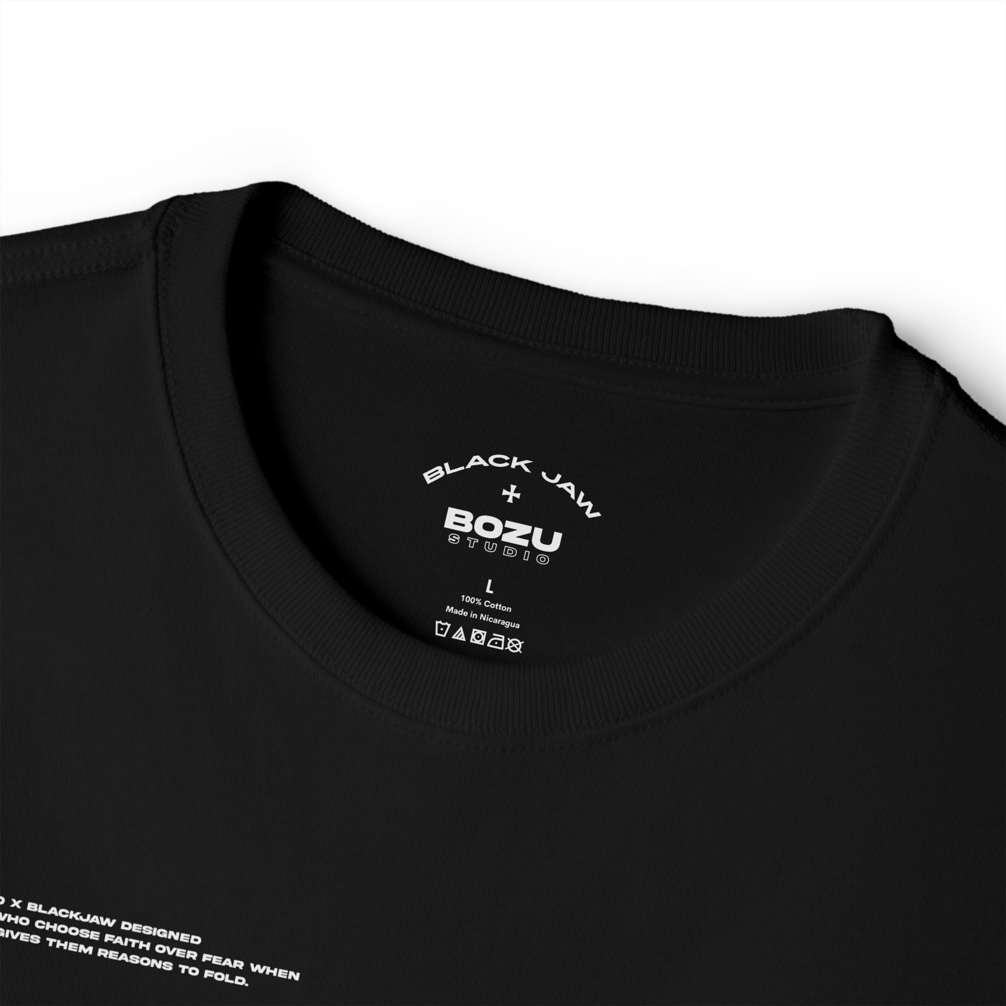 PROJECT : FEAR NOT | BOZU x BLACK JAW // Boxy T-Shirt