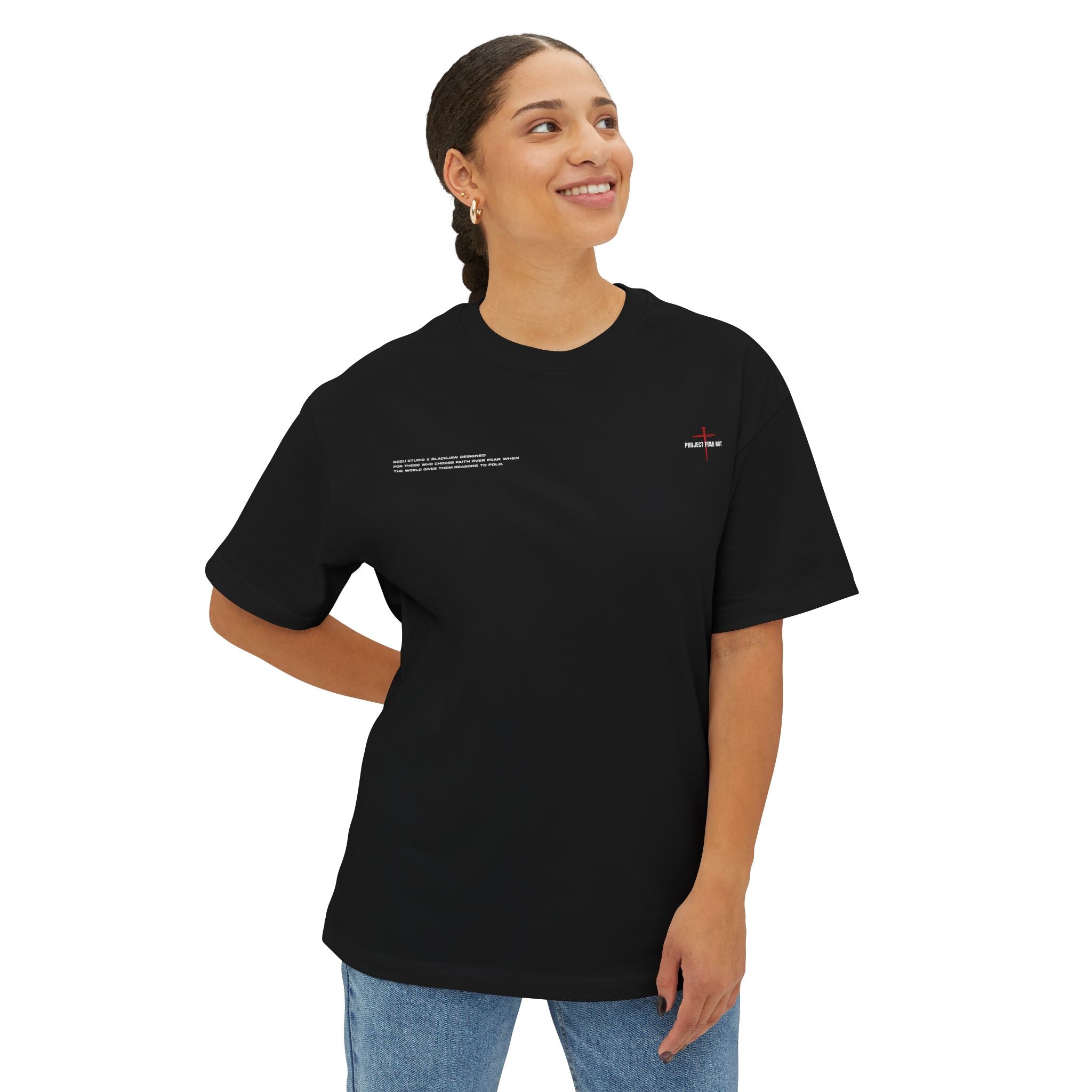 PROJECT : FEAR NOT | BOZU x BLACK JAW // Boxy T-Shirt