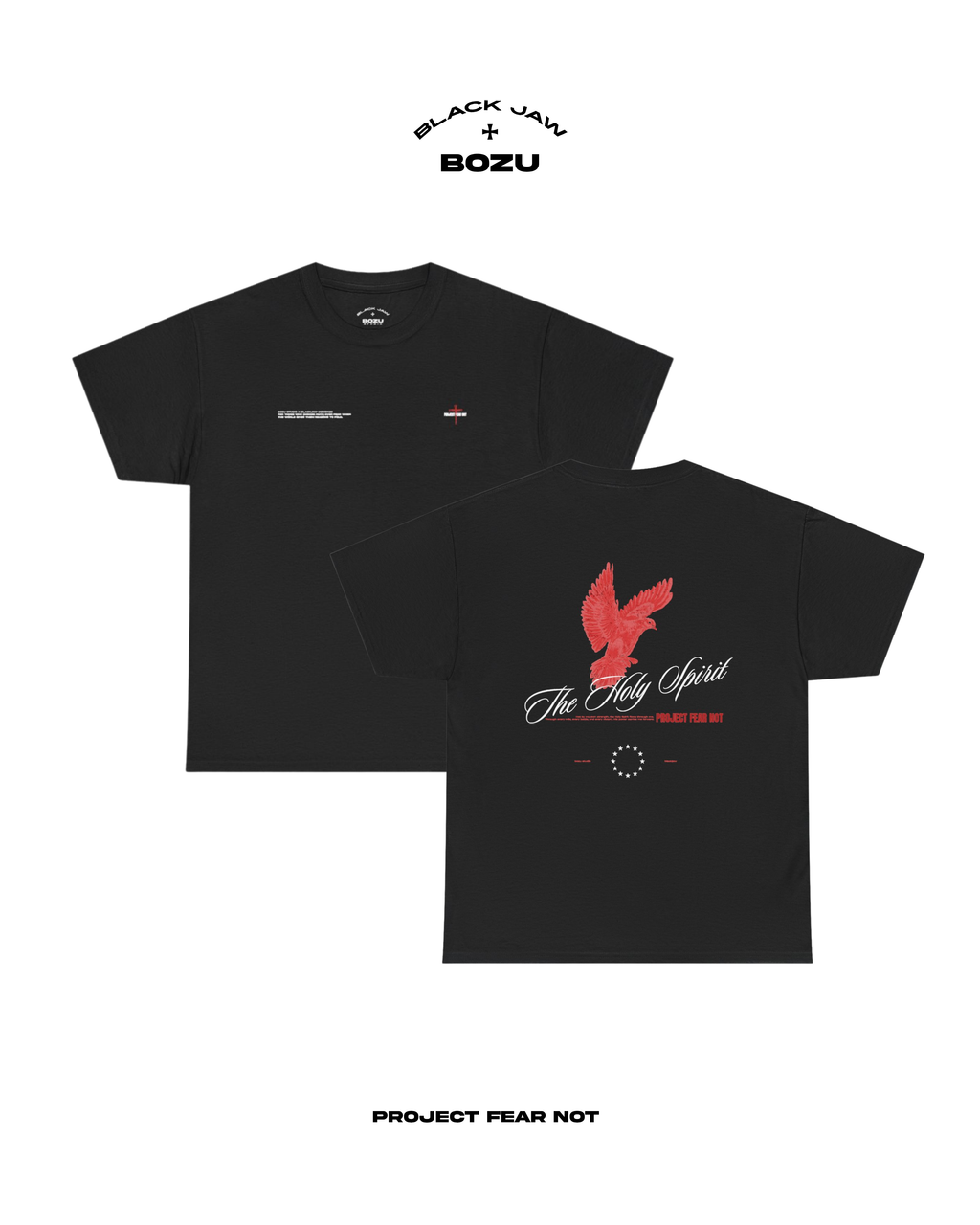Heavy Cotton Tee  - "The Holy Spirit" Graphic // PROJECT : FEAR NOT